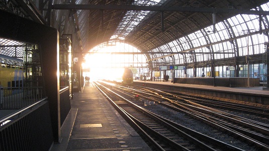 Gare de train Amsterdam