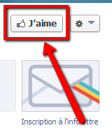 J'aime sur Facebook